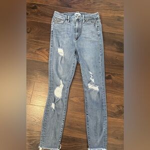 Good American Good Waist Cropped Jeans 12/31